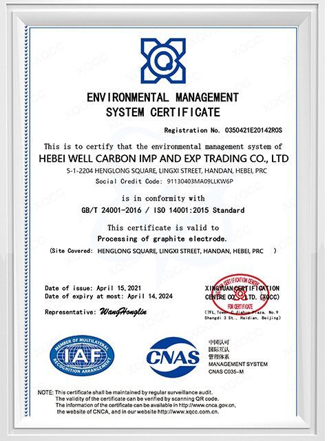 Well Carbon Environment Certificate EN