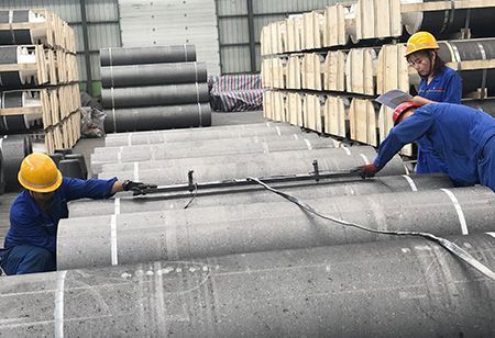 UHP 600mm Graphite Electrode with Nipple T4L