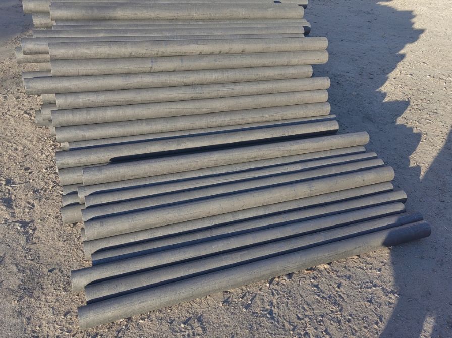 High-purity isostatic pressed graphite profiles